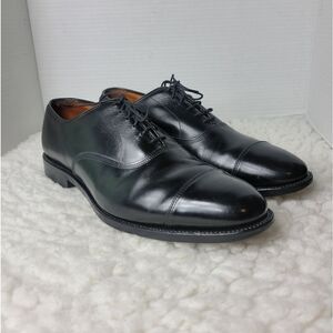 Allen Edmonds Park Avenue Mens Oxford Size 10 D  Black Leather Dress Shoes